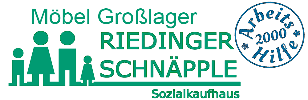 Logo Riedinger Schnäpple, das Grosslager der Arbeitshilfe 2000